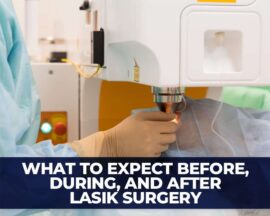 What to expect before, during, and after LASIK Surgery